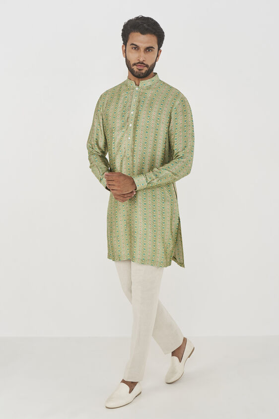 Gihan Kurta, Sage Green, image 2
